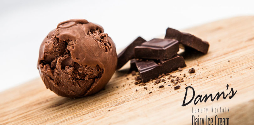 Dann's luxury chocolate ice cream