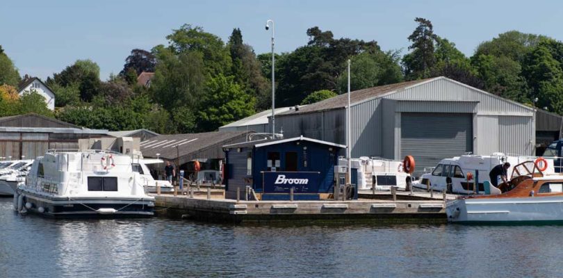 Broom's fuel kiosk at Brundall, Norfolk