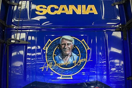 Custom paintwork for Waymans HGV