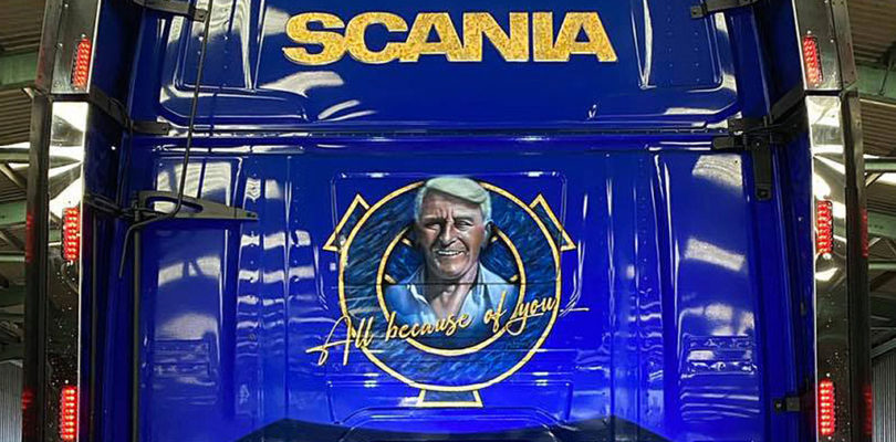 Custom paintwork for Waymans HGV