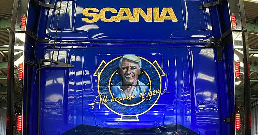 Custom paintwork for Waymans HGV