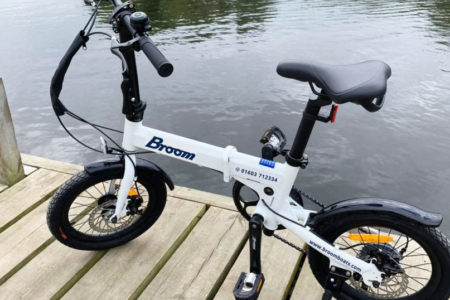 A Broom fold-up bike