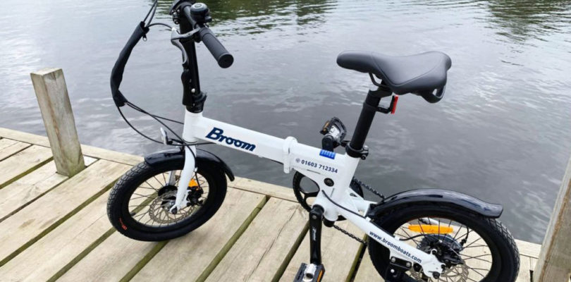 A Broom fold-up bike
