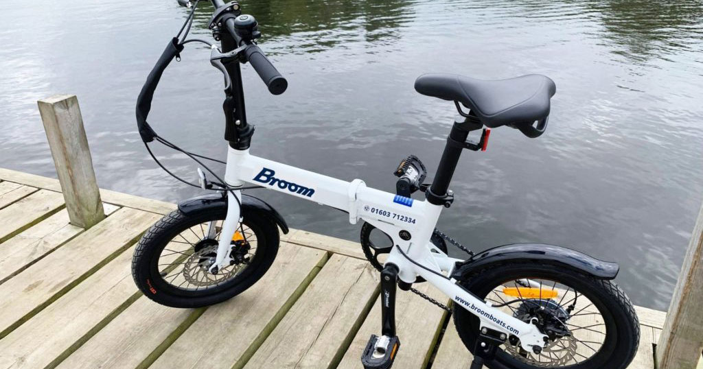 A Broom fold-up bike