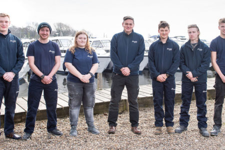 Broom Boats apprentices