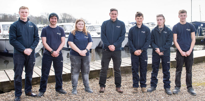 Broom Boats apprentices