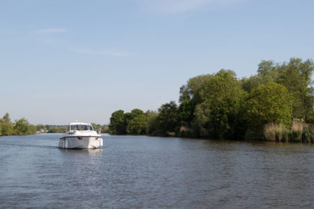 Boats on the Norfolk Broads