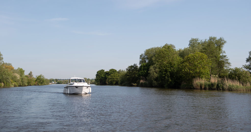 Boats on the Norfolk Broads