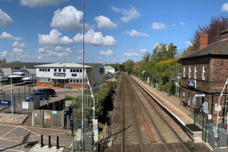 Brundall station at Broom Boats